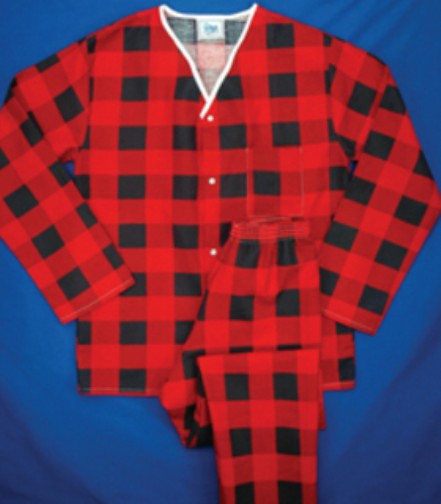 Pajamas - Button Front (Flannel)