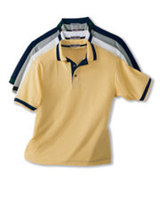 Pullover golf shirt, short sleeve. Assorted colors.