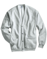 Fleece Cardigan. Unisex. Assorted colors. Snap closure.