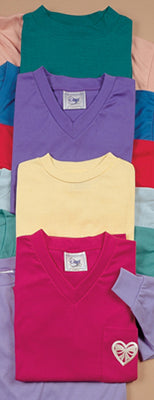Knit Tops, Solid Colors (no imprint motif), Short-sleeve