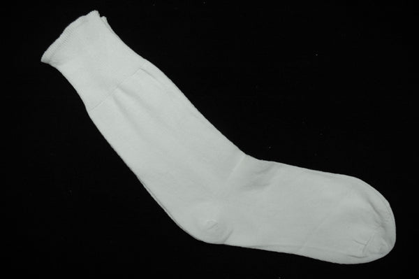 Non-elastic socks. White only.