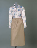 Back Wrap Skirt, Elastic waist,